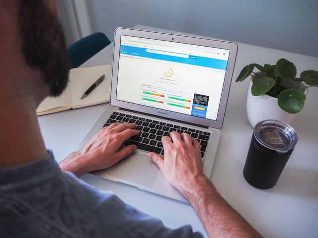 Mistakes In SEO That Can Lead To Google Ranking Drop person checking pagespeed insights